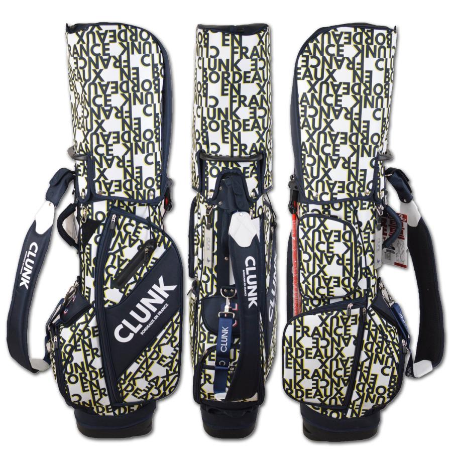 CLUNK（クランク） キャディバッグ スタンド メンズ 白 紺 cl5mnc09