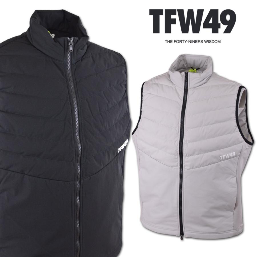 TFW49 ダウンベスト ゴルフウェア メンズ セットアップ 防寒 冬 秋冬用
