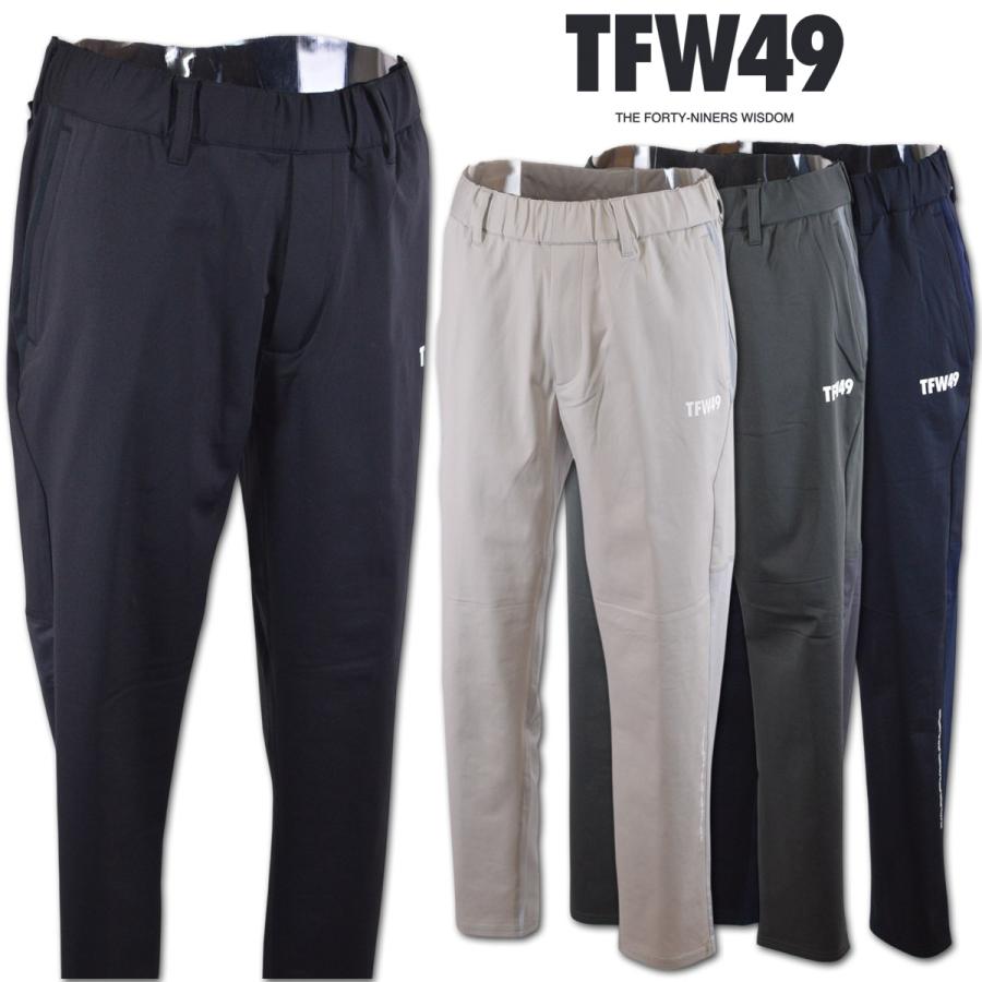 TFW49 パンツ ゴルフウェア メンズ STRETCH HYBRID PANTS 春夏用 黒 紺
