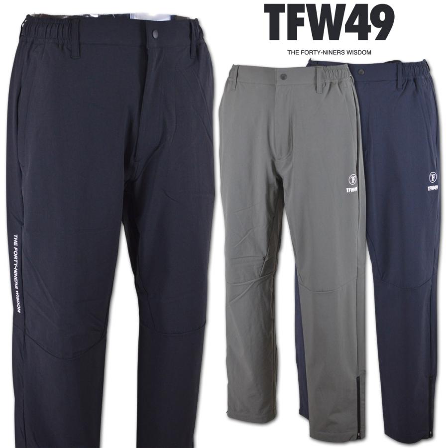 TFW49 パンツ ゴルフウェア メンズ 防寒 セットアップ 秋冬用 黒 紺