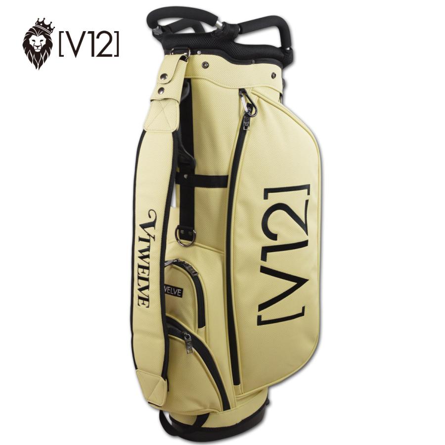 V12（ヴィ・トゥエルヴ） キャディバッグ PUNCHING CB 9インチ