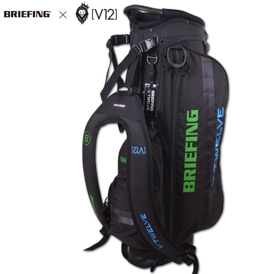 V12（ヴィ・トゥエルヴ） V12 BRIEFING キャディバッグ BG12 CADDY 9.5