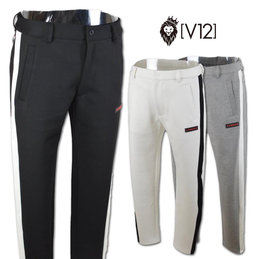 V12（ヴィ・トゥエルヴ） パンツ メンズ (M)(L)(LL) LINE PANTS ゴルフ