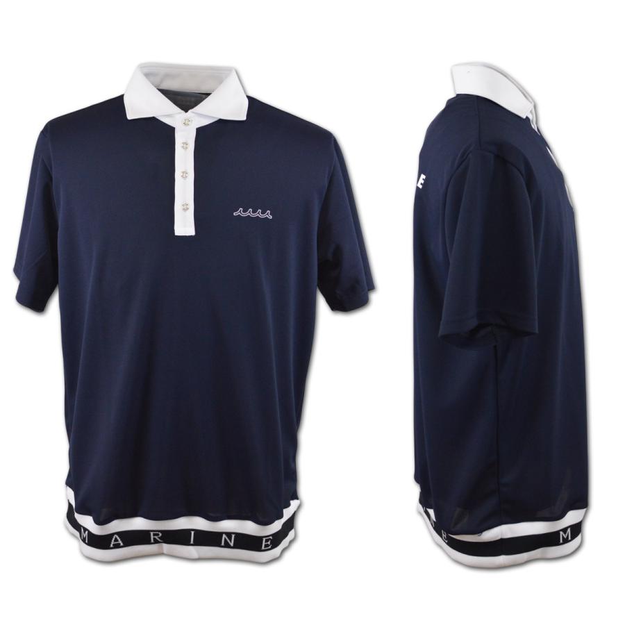 muta（ムータ） 半袖ポロシャツ メンズ マリン ゴルフ ゴルフウェア