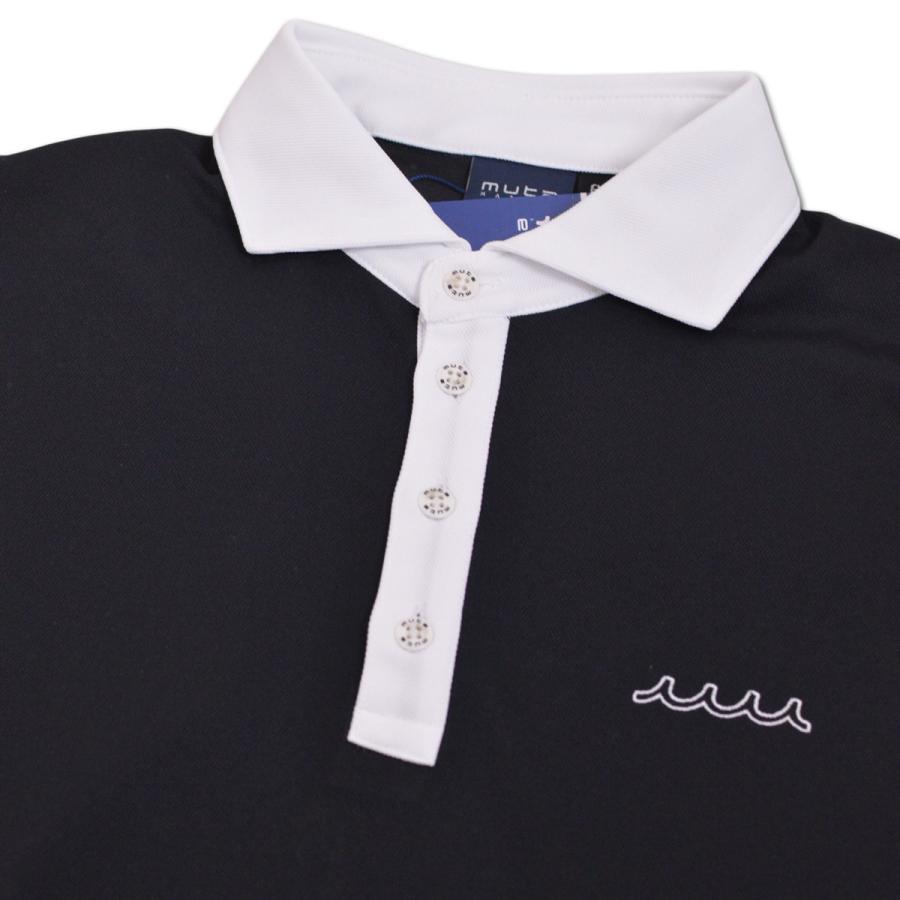 muta（ムータ） 半袖ポロシャツ メンズ マリン ゴルフ ゴルフウェア