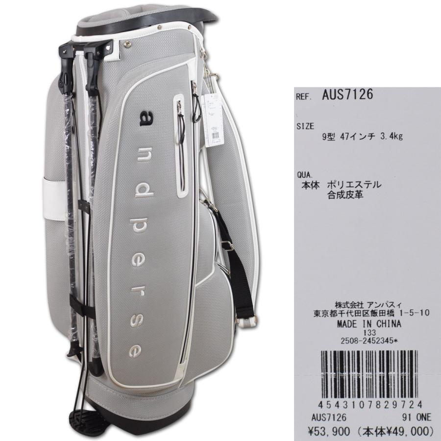 and per se（アンパスィ） キャディバッグ ゴルフ スタンド式 ゴルフ