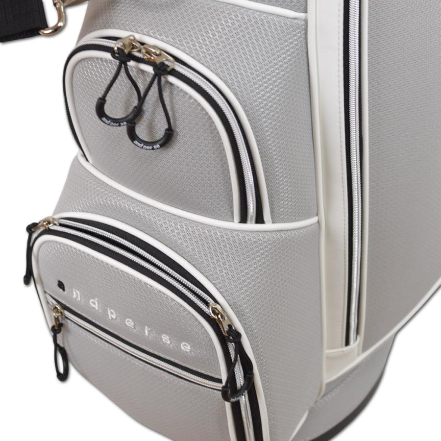 and per se（アンパスィ） キャディバッグ ゴルフ スタンド式 ゴルフ