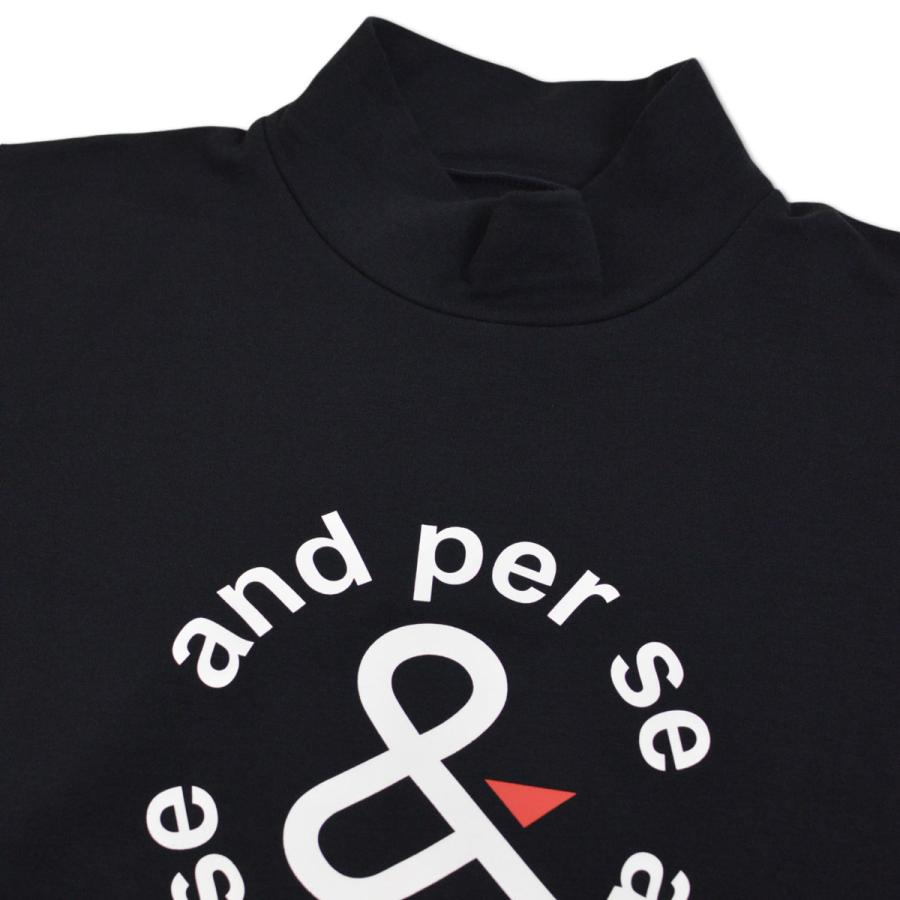 and per se（アンパスィ） 長袖ハイネックシャツ メンズ アウトレット