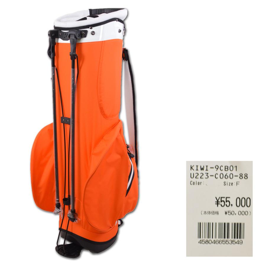 KIWI（キィウイ） キウイ キャディバッグ スタンド式 メンズ オレンジ