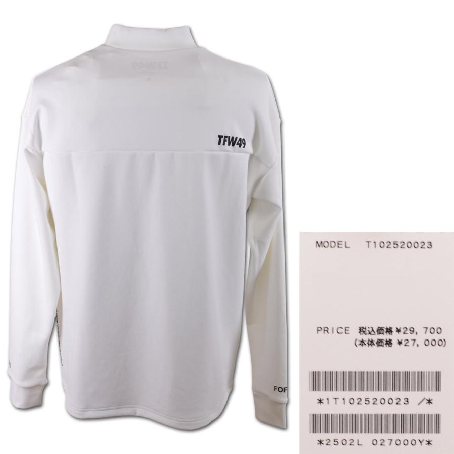 TFW49 長袖ハイネックシャツ ゴルフウェア メンズ モックネック 秋冬用