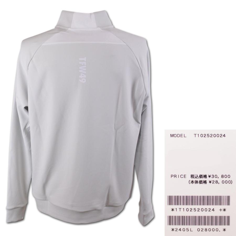 TFW49 長袖ハーフジップシャツ ゴルフウェア メンズ 秋冬用 紺 ライト