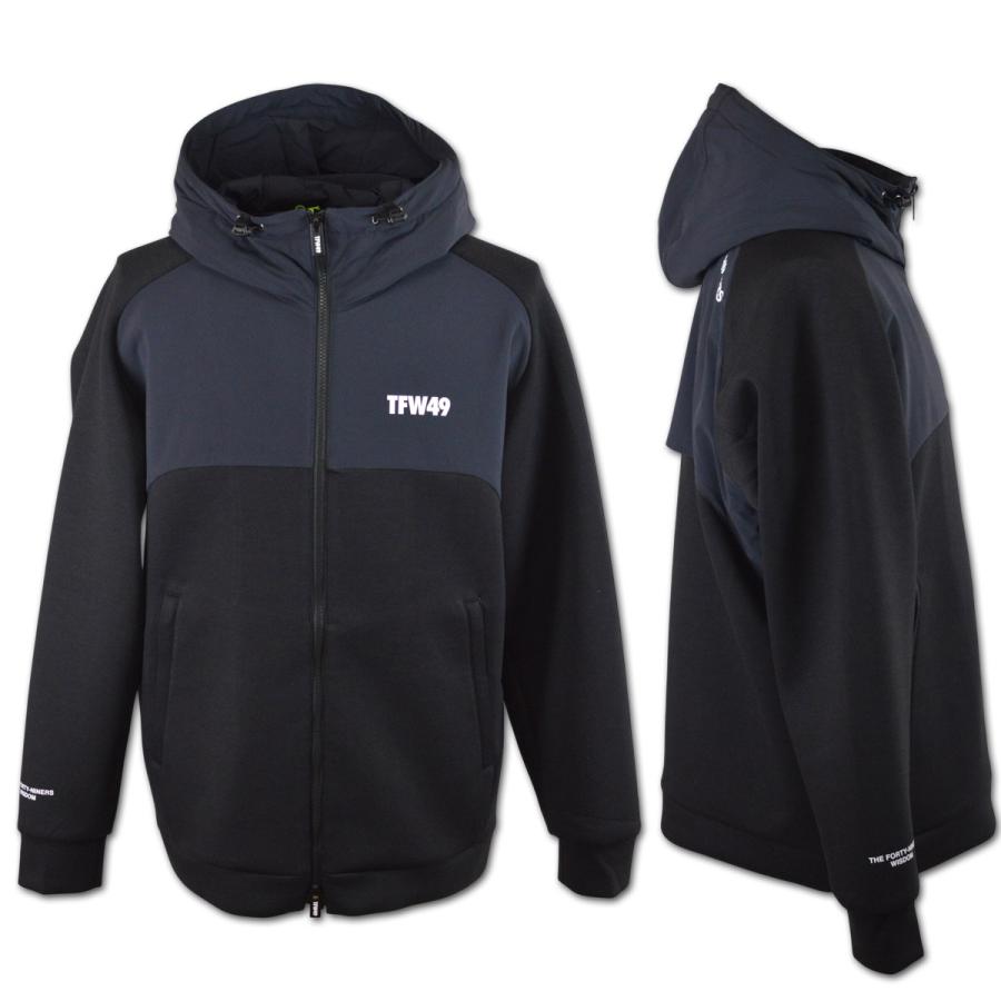 TFW49 パーカーブルゾン ゴルフウェア メンズ アウター 秋冬用 冬 黒