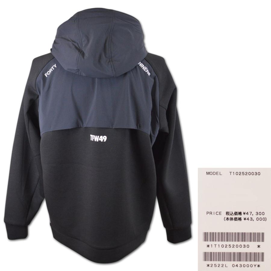 TFW49 パーカーブルゾン ゴルフウェア メンズ アウター 秋冬用 冬 黒