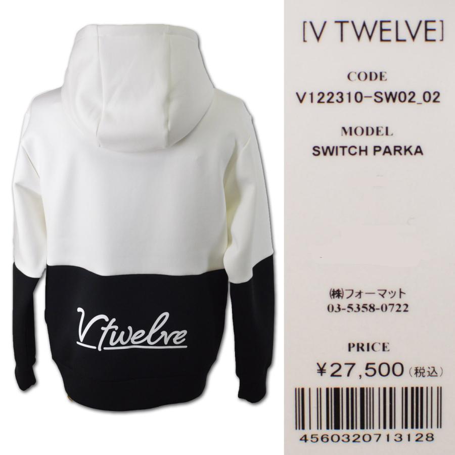 V12（ヴィ・トゥエルヴ） パーカー ゴルフ メンズ 春夏用 スウェット
