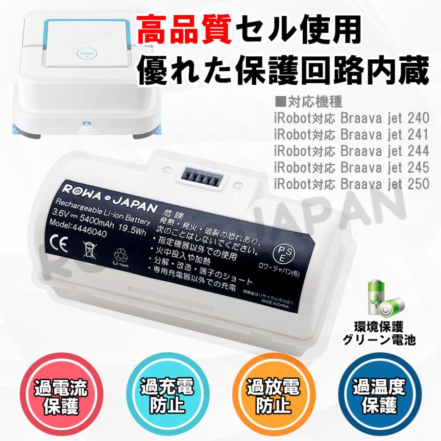 ロワジャパン 【互換品】 長時間稼働 ブラーバ ジェット 250 240 対応