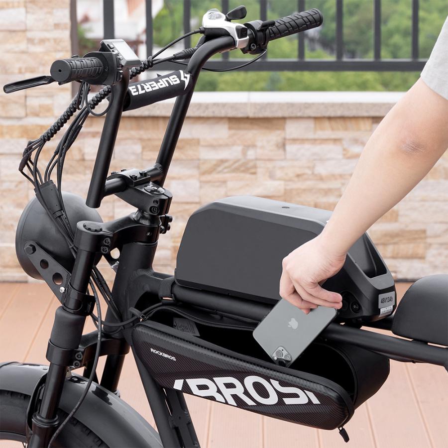 ROCKBROS フレームバッグ SUPER73向け トップチューブ 電動アシスト