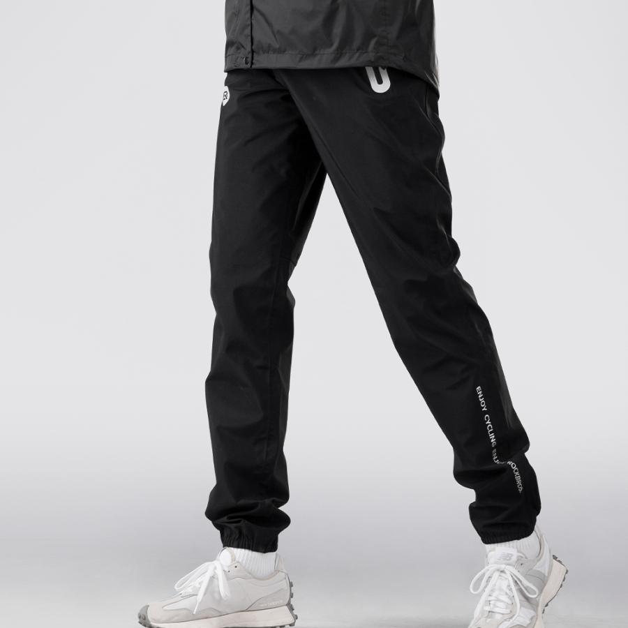 ROCKBROS レインウェア レインパンツ 防水 撥水 ファスナー付き