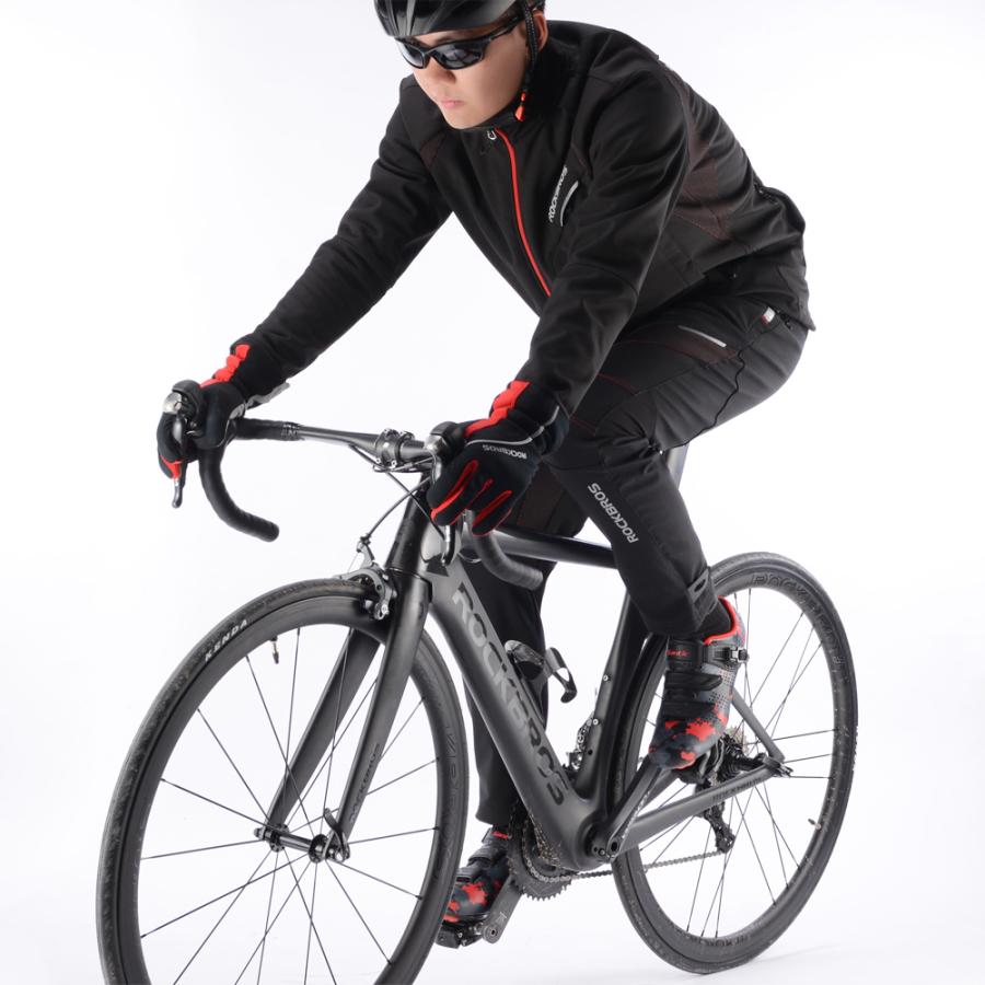 ROCKBROS サイクリングウェア サイクルジャージ 冬 上下セット 長袖 長