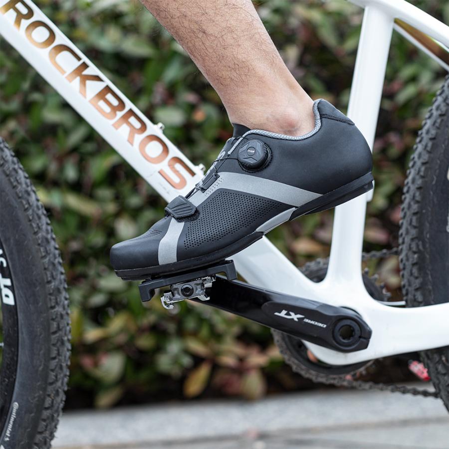 ROCKBROS SPD変換 ビンディングペダルをフラットペダルに 自転車