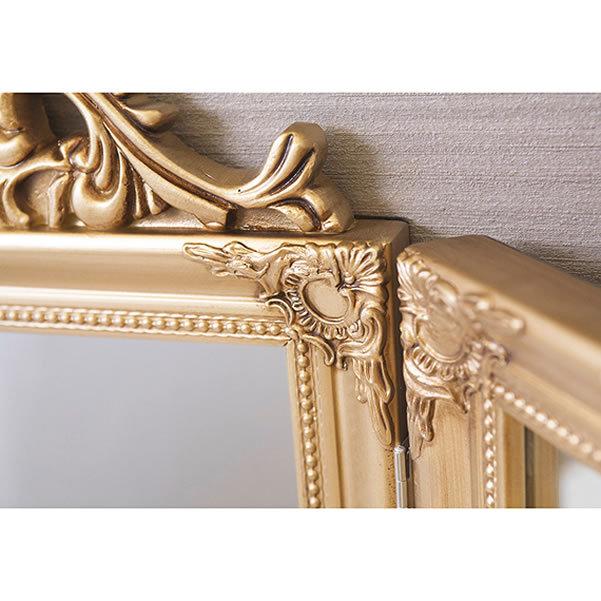 三面鏡 ミラー ディスプレイ アンティーク エレガント シック リビング