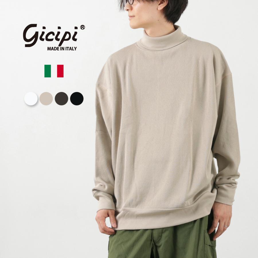 gicipi（ジチピ） シーンミャ モックネック リブ付きロングスリーブ