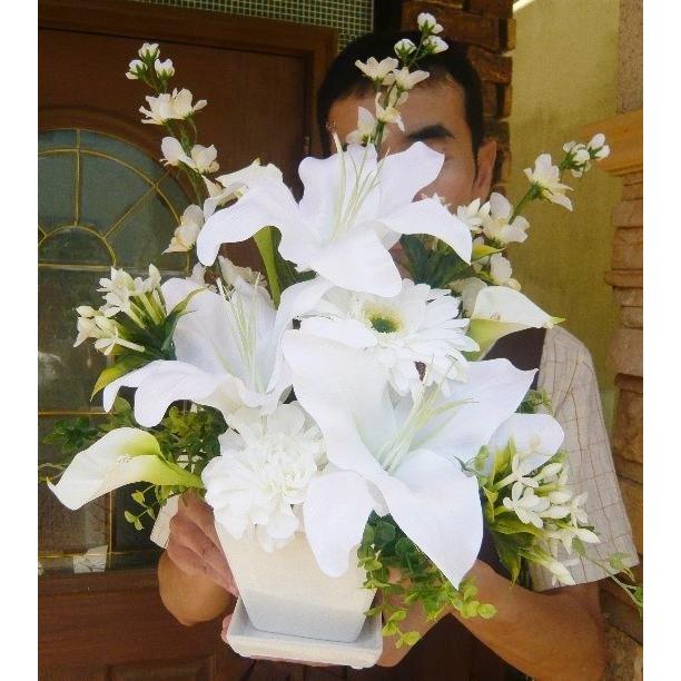 仏花 造花 仏壇の花 アレンジメント お供え 送料無料 枯れない 贈り物