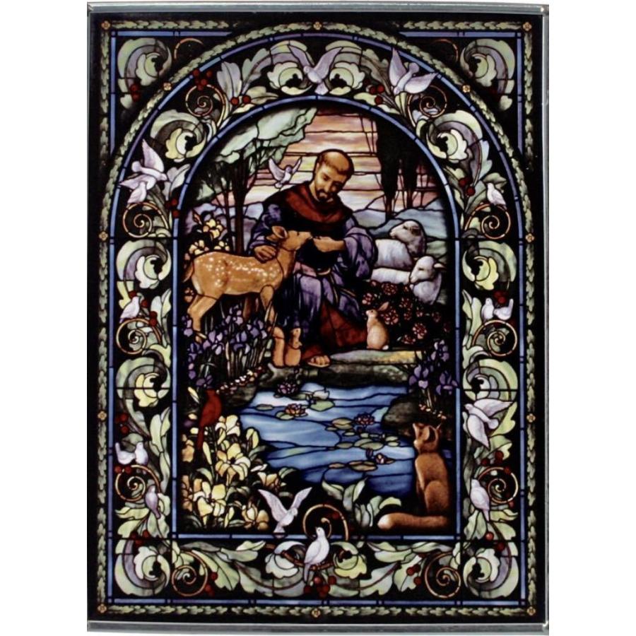 アッシジのフランチェスコ 聖フランシスコ/ステンドグラス/アート