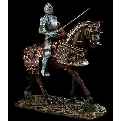 中世ヨーロッパの騎士（ナイト）甲冑彫像 ブレナム宮殿蔵インテリア