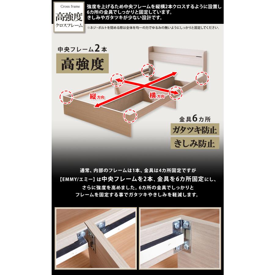 ベッド シングルベッド 収納付きベッド ベッドフレーム 引き出し