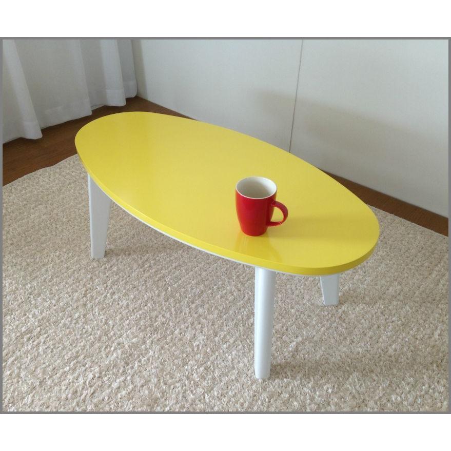 こたつ 楕円形 KF 90 フラットヒーター こたつテーブル 新生活