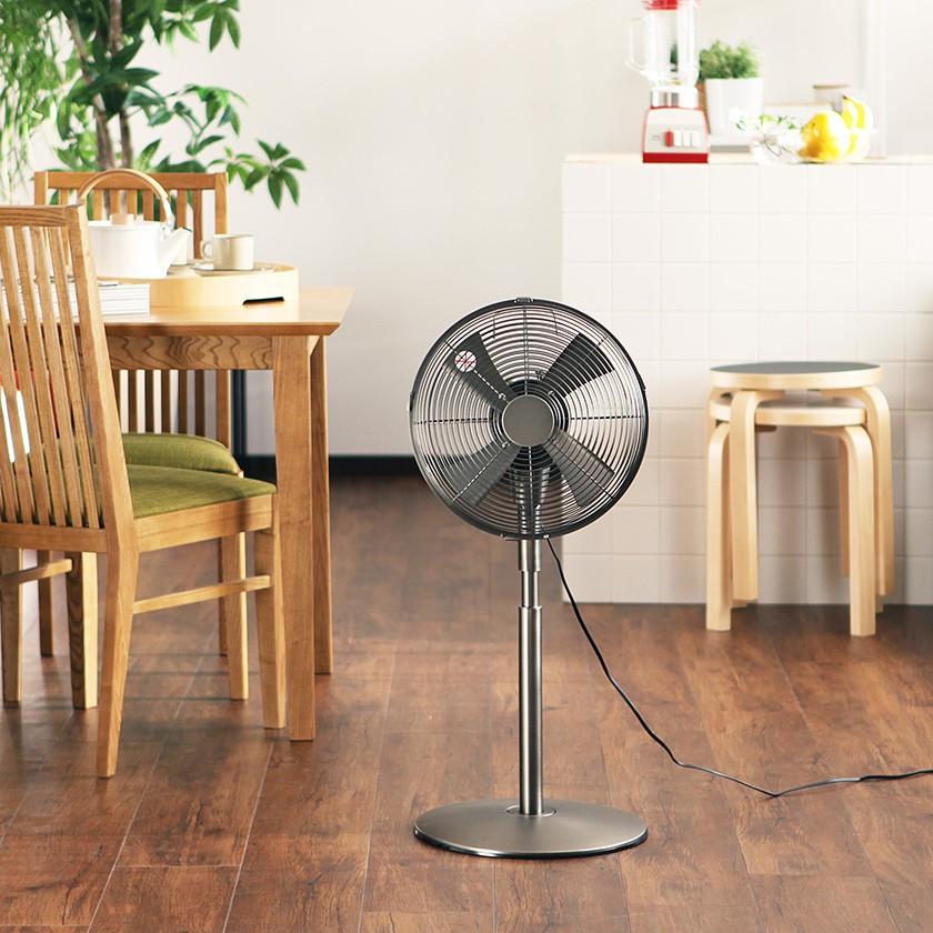 DOSHISHA（ドウシシャ） 扇風機 おしゃれ レトロ レトロ扇風機 メタル