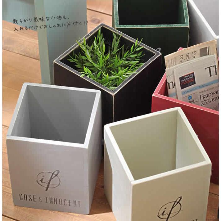 収納 ボックス おしゃれ ビンテージ ( Vintage finish BOX Tall