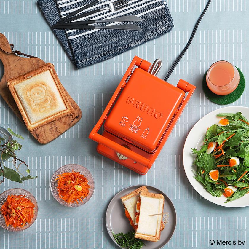 BRUNO（ブルーノ） ミッフィー ホットサンドメーカー タイマー 電気 厚