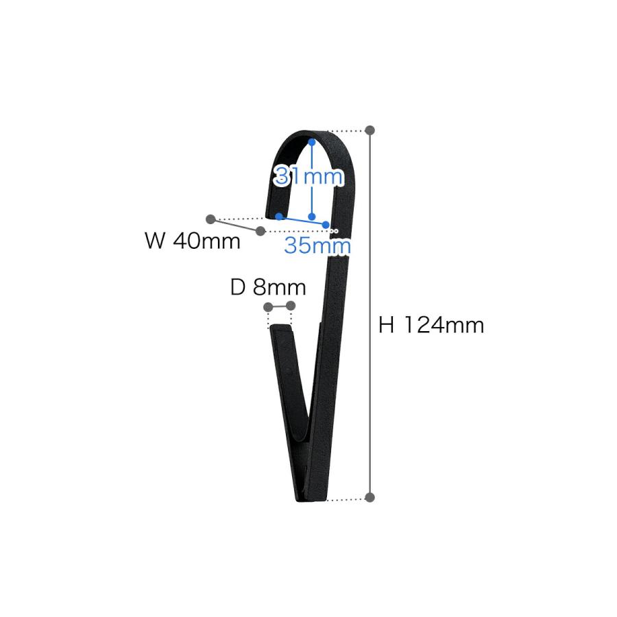 DRAW A LINE 028 Clip Hook 3P ］ドローアライン 突っ張り棒専用パーツ