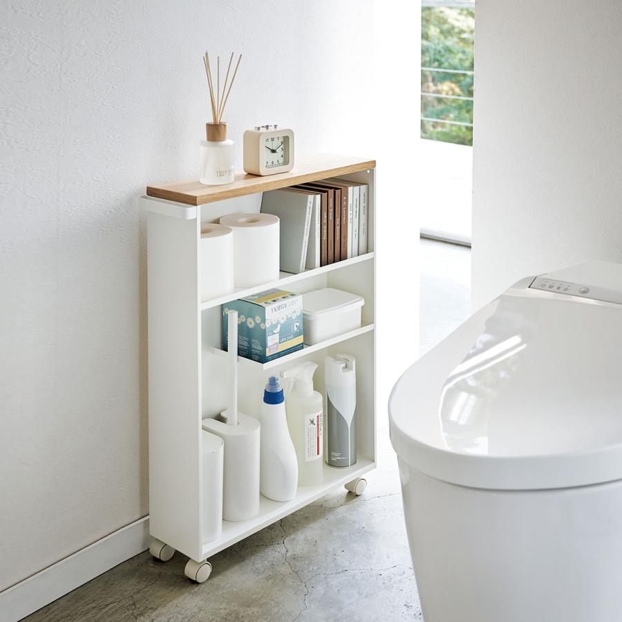 tower ［ ハンドル付きスリムトイレラック タワー ］山崎実業 トイレ