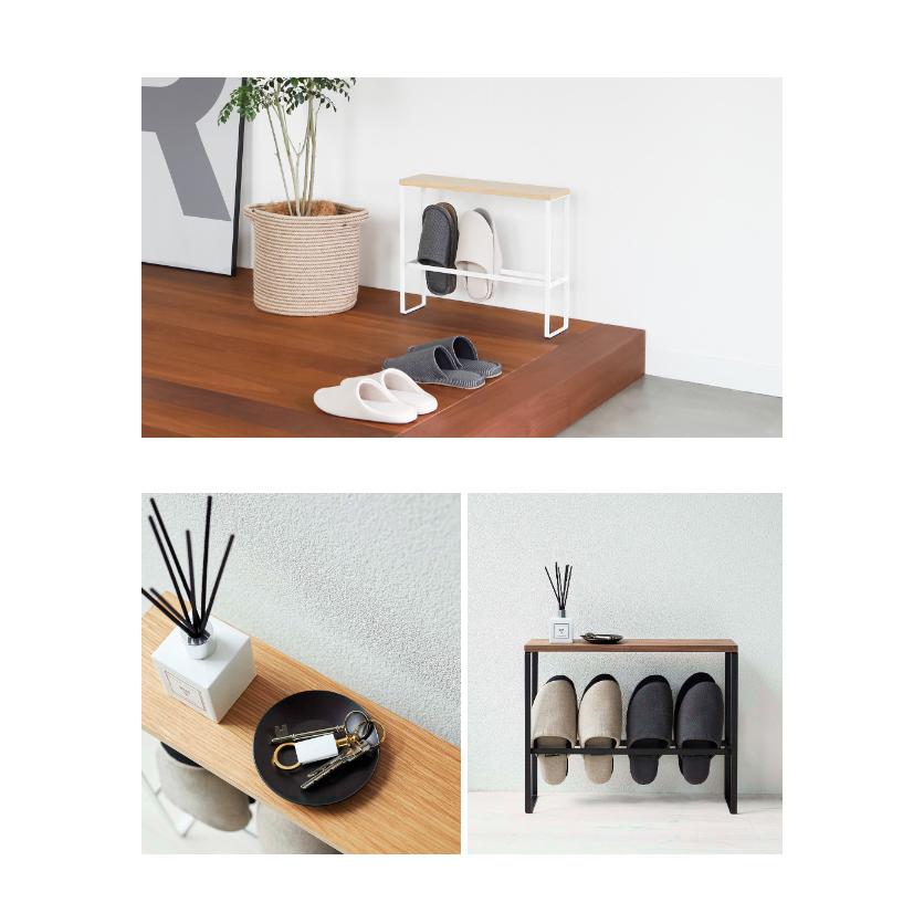 tower ［ 天板付きスリッパラック タワー ］ 山崎実業 スリッパラック