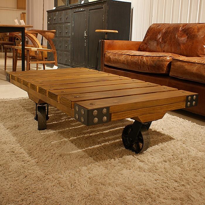 OLDNEW BW トロリーテーブル ヴィンテージデザイン ラフさが魅力 約幅