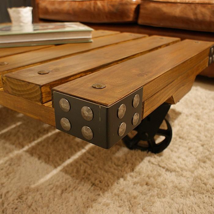 OLDNEW BW トロリーテーブル ヴィンテージデザイン ラフさが魅力 約幅