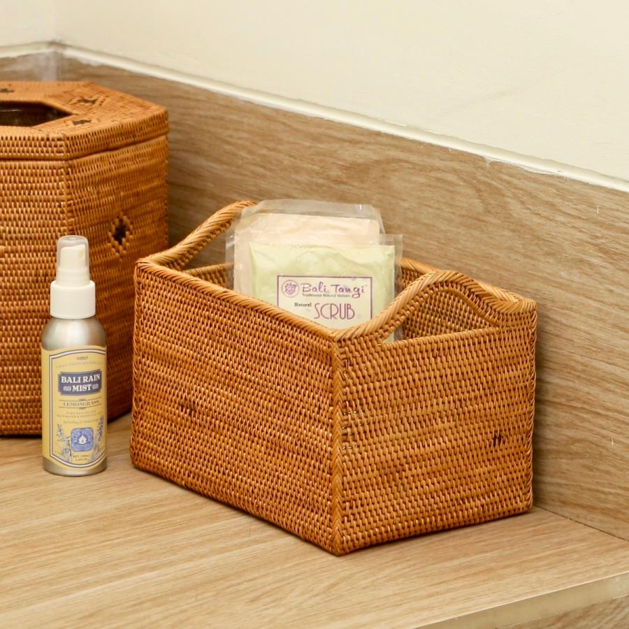 アタ製品 アタ雑貨 アタ 編まれた 四角 小物入れ 蓋無し CDボックス