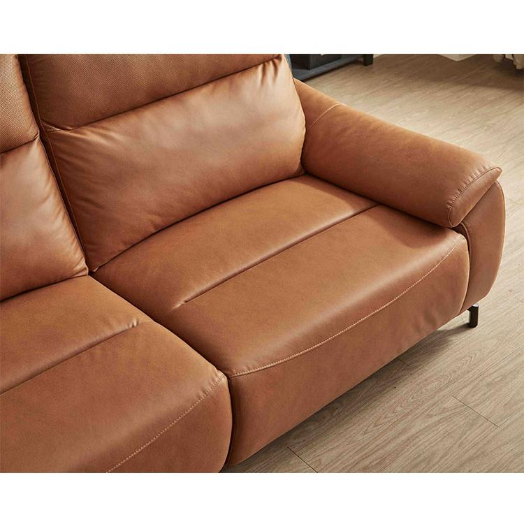 電動ソファ 3人掛け リクライニングソファ レザーファブリック