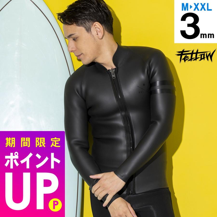 FELLOW ウェットスーツ タッパー メンズ ALL3mm スキン ラバー