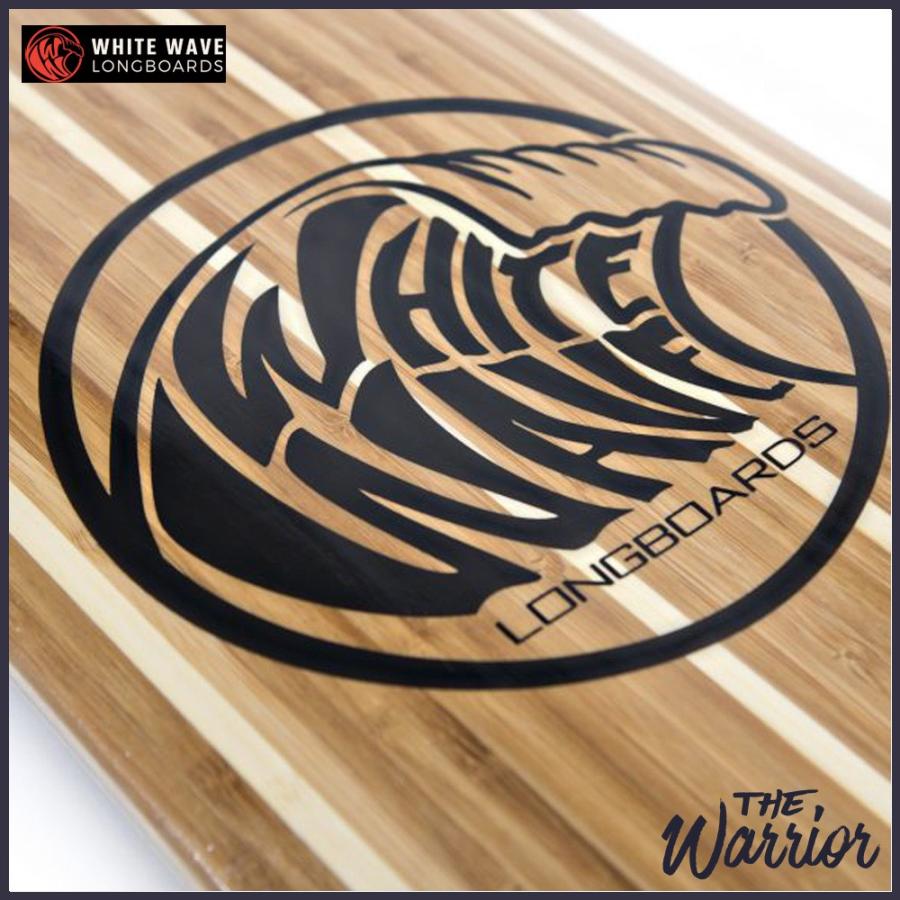 ロング スケートボード WHITE WAVE WARRIOR 38インチ ロンスケ