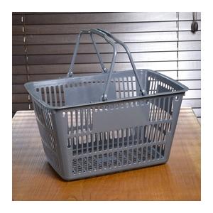 買い物カゴ 11L スモールサイズ ショッピングバスケット [ グレー ] 11