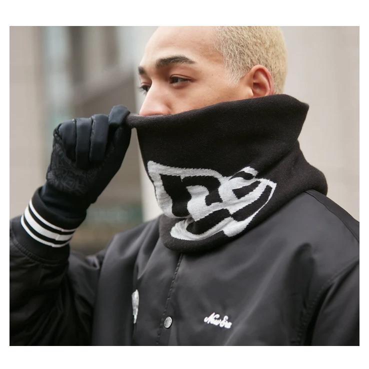 NEW ERA（ニューエラ） ネックウォーマー ツイステッド フラッグロゴ