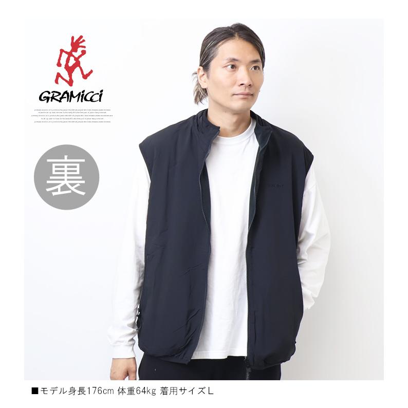 GRAMICCI（グラミチ） リバーシブル フリースベスト ライトアウター