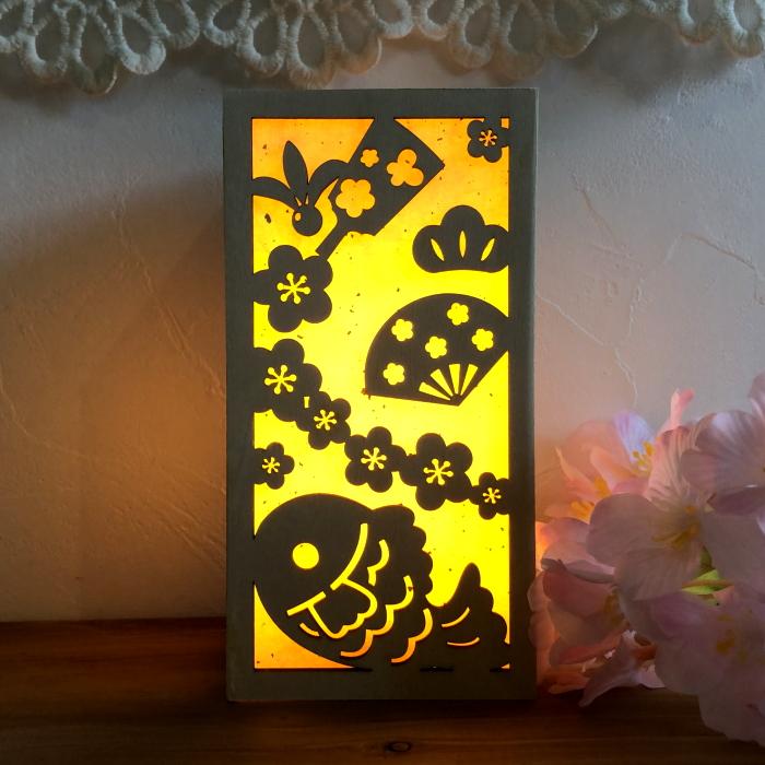 お名前ランプカバー*桃の節句* 名入れ ぼんぼり 初節句 ひな祭り 名前