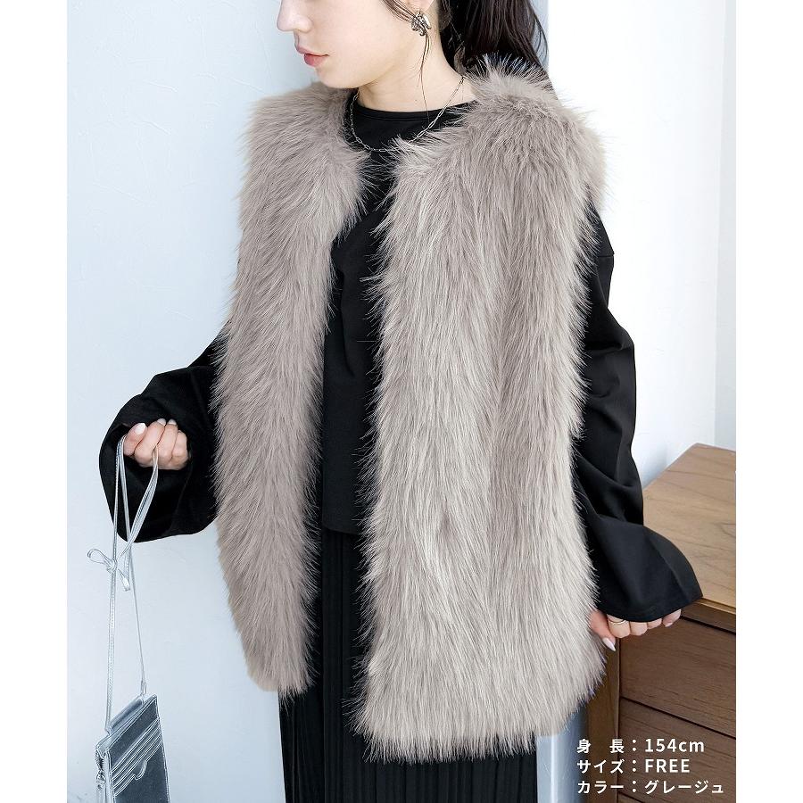 reca（レカ） フォックス風ファーベスト p246555-1 レディース 2025