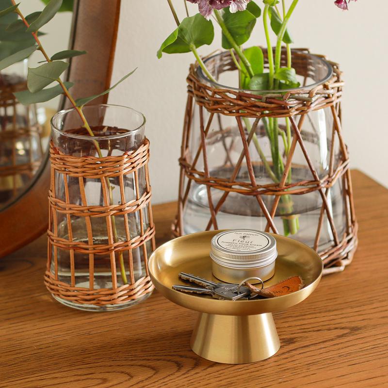 fog linen work ブラスケーキスタンド SSサイズ 直径12cm 置物