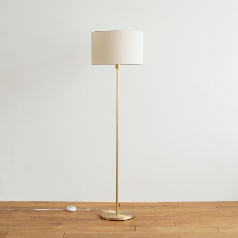 フロアライト 照明 スタンドライト Brass＆LinenMix LED電球付属 日本