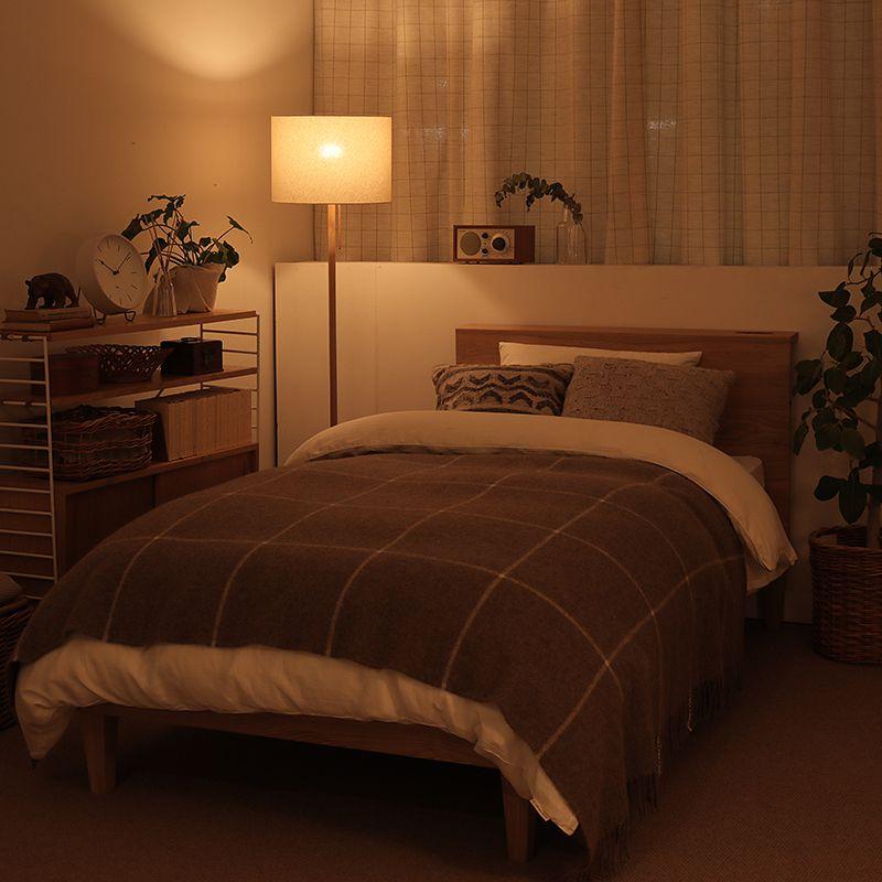 フロアライト 照明 スタンドライト Oak＆LinenMix LED電球付属 ナツメ